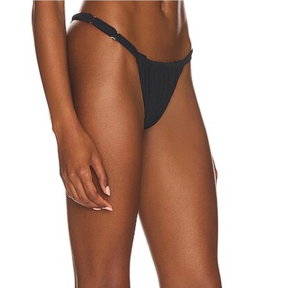 WeWoreWhat adjustable ruched bikini bottom size small - Picture 3 of 10